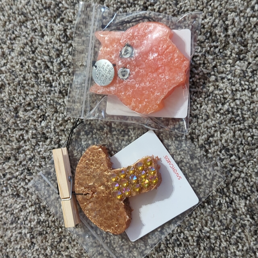 Cinnamon, pumpkin mushroom and apple cinnamon owl freshies